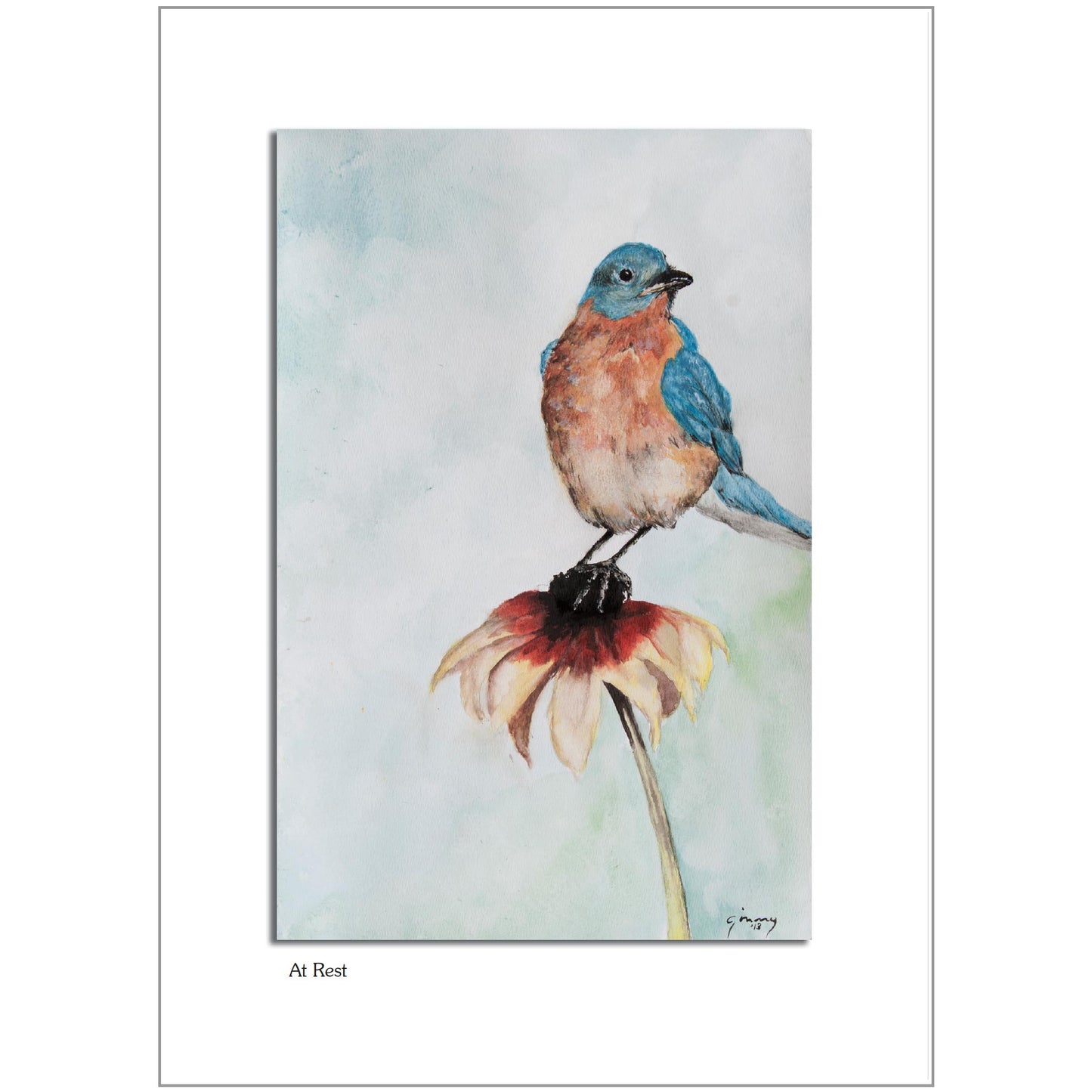 At Rest Note Card