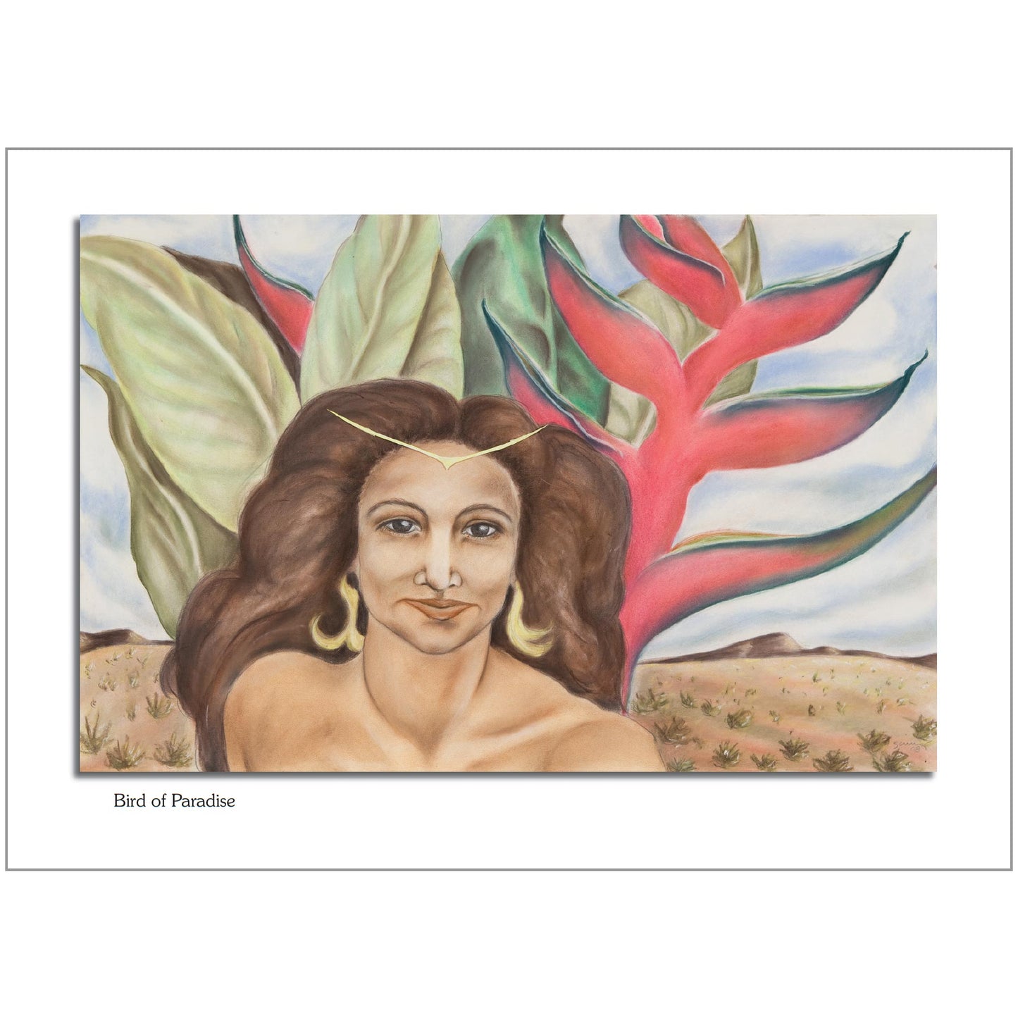 Bird of Paradise Note Card