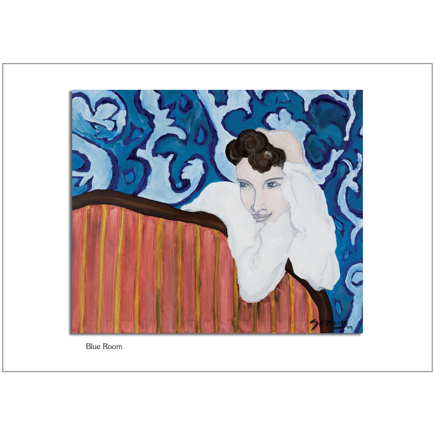 Blue Room Note Card