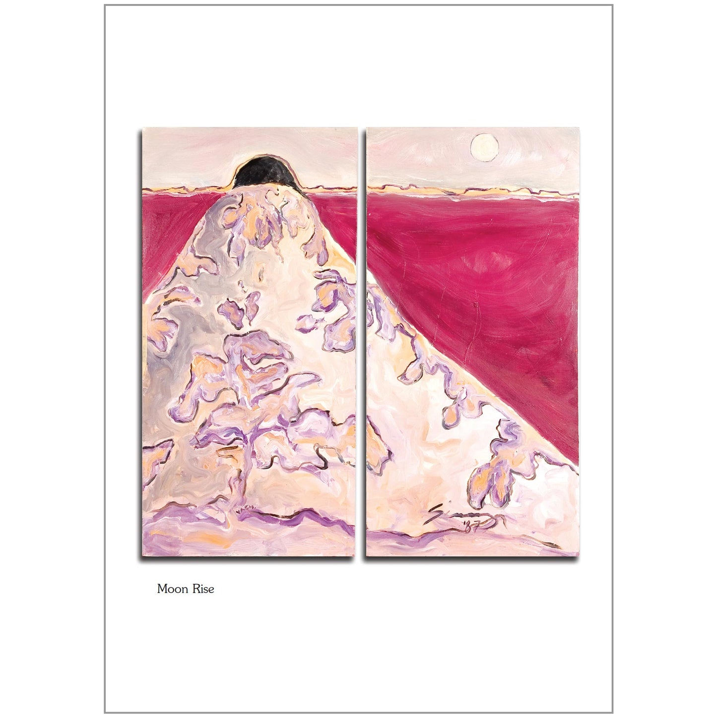 Moon Rise Note Card