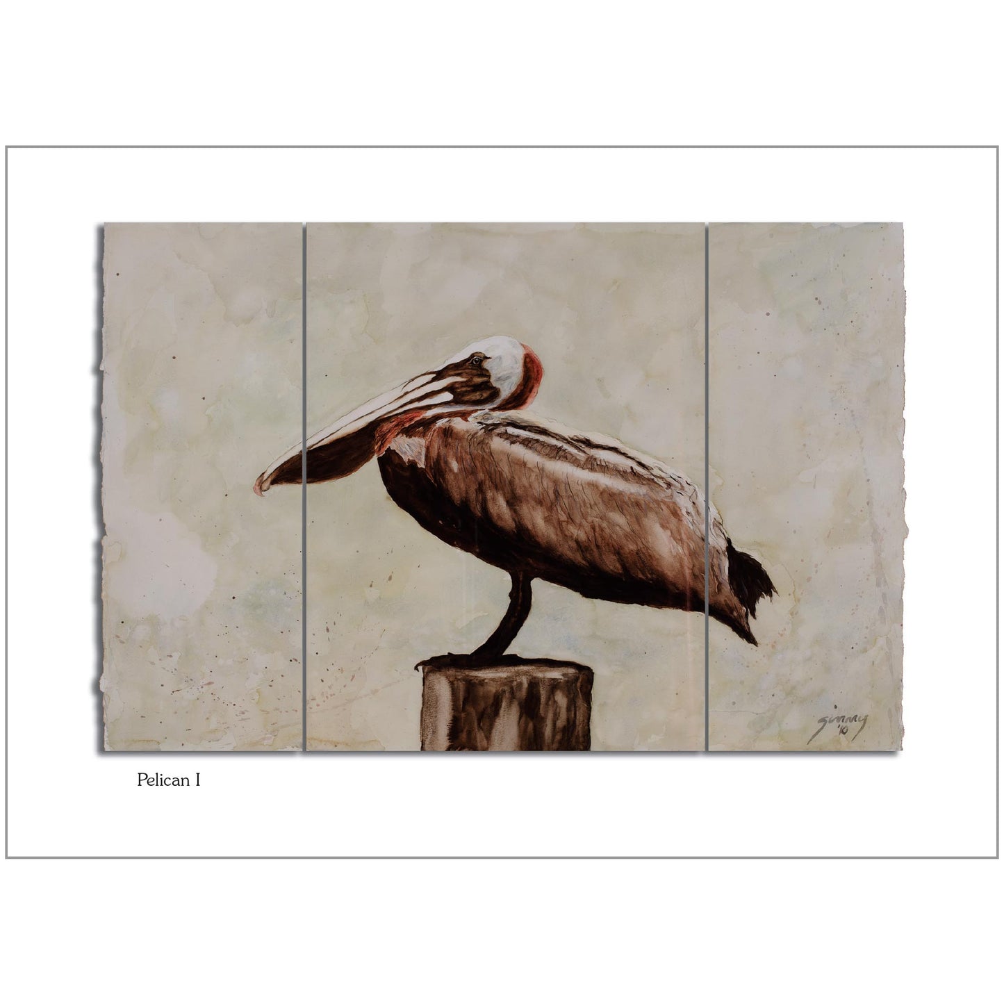 Pelican Note Card