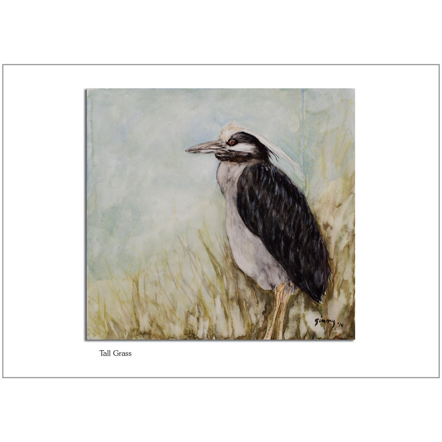Tall Grass Note Card