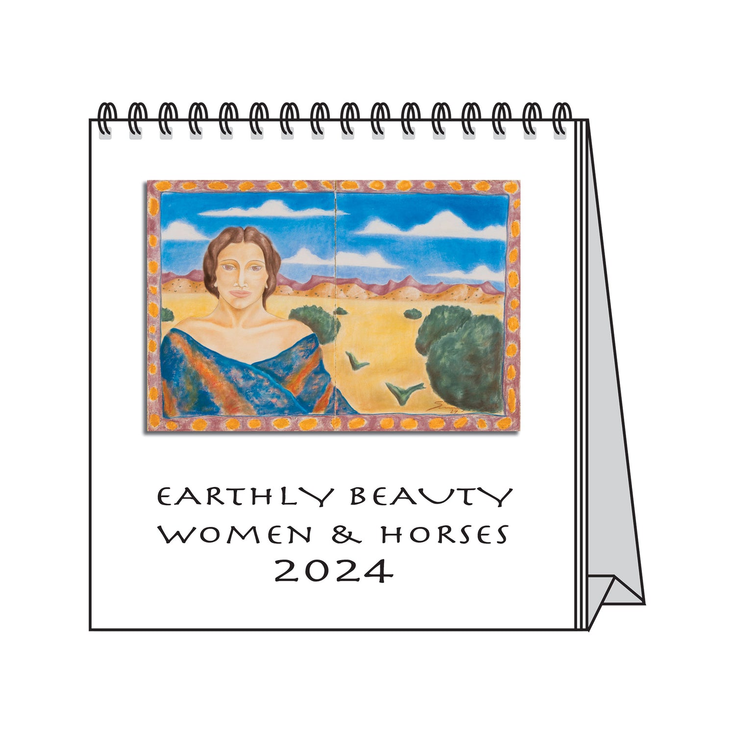Ginny Carr 2024 Easel Calendar