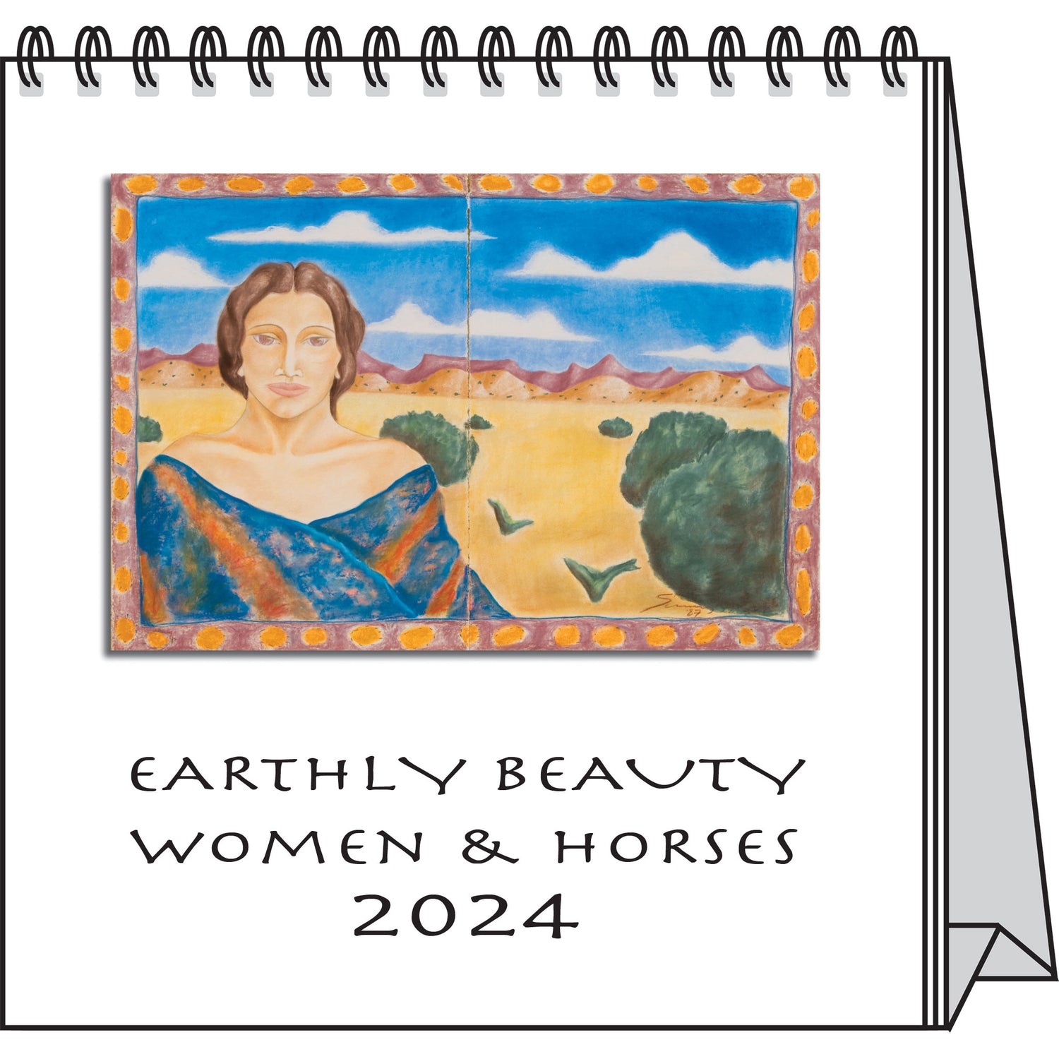 Ginny Carr 2024 Easel Calendar