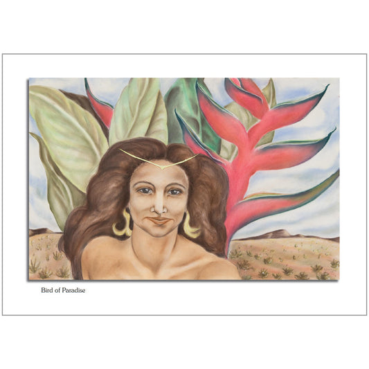 Bird of Paradise Note Card