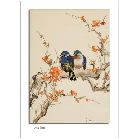 Love Birds Note Card