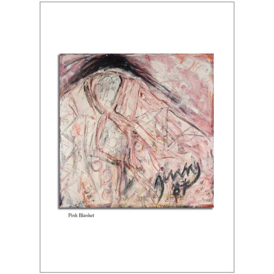 Pink Blanket Note Card