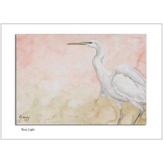 Rose Light Note Card