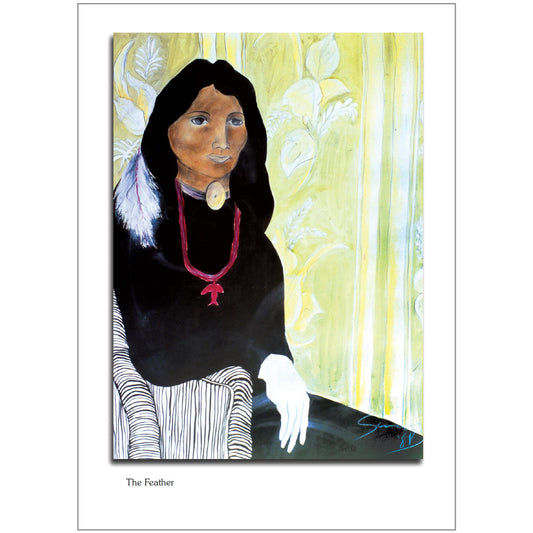 The Feather Note Card