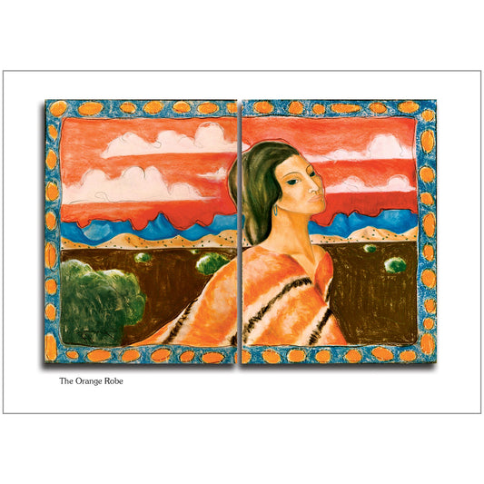 The Orange Robe Note Card